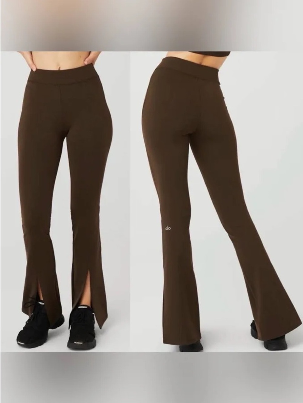 Alo Yoga Airbrush high waist flutter leggings size XS in espresso